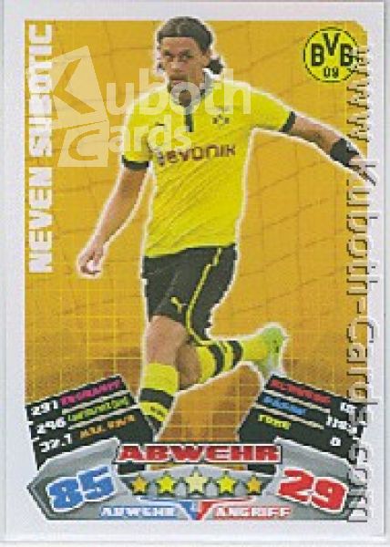 Soccer 2012/13 Topps Match Attax - No 40 - Neven Subotic