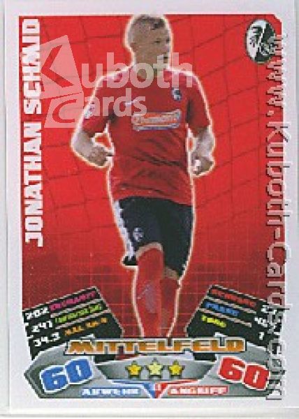 Soccer 2012/13 Topps Match Attax - No 104 - Jonathan Schmid