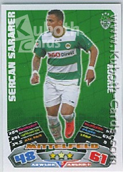 Fussball 2012 / 13 Topps Match Attax - No 123 - Sercan Sararer