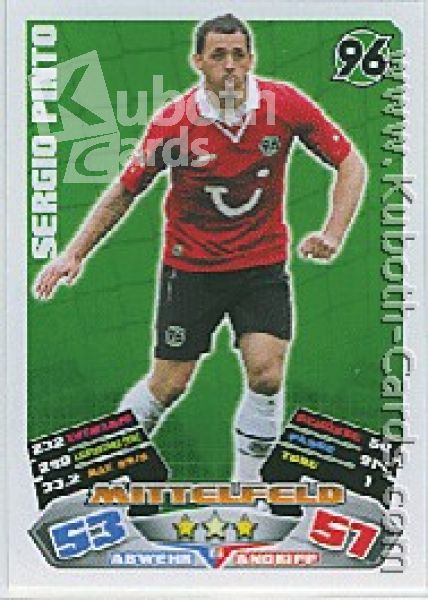 Soccer 2012/13 Topps Match Attax - No 156 - Sergio Pinto