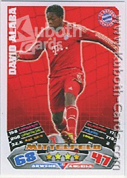 Fussball 2012 / 13 Topps Match Attax - No 241 - David Alaba