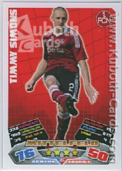 Fussball 2012 / 13 Topps Match Attax - No 265 - Timmy Simons