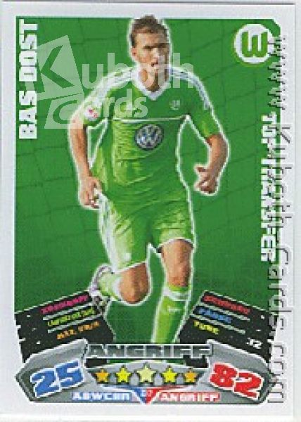 Soccer 2012/13 Topps Match Attax - No 322 - Bas Dost