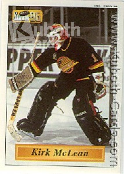 NHL 1995/96 Imperial Stickers - No 127 - Kirk McLean