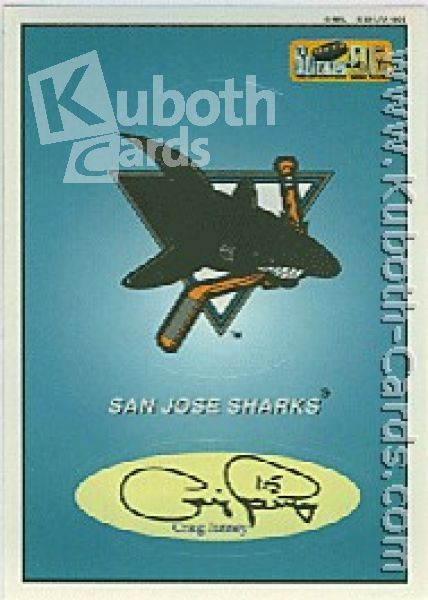 NHL 1995/96 Imperial Stickers - No 105 - San Jose Sharks