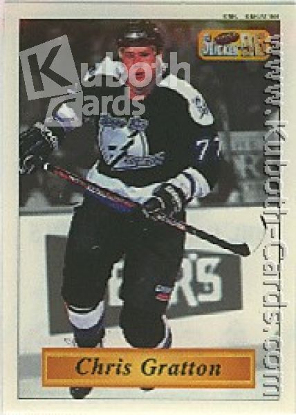 NHL 1995/96 Imperial Stickers - No 114 - Chris Gratton