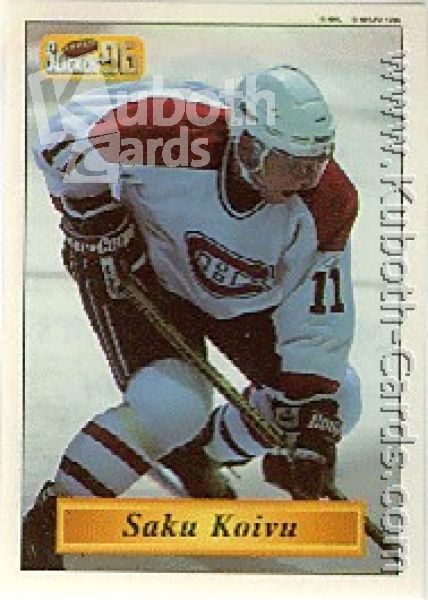 NHL 1995/96 Imperial Stickers - No 65 - Saku Koivu