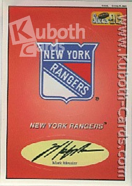 NHL 1995/96 Imperial Stickers - No 78 - New York Rangers