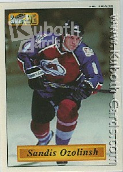 NHL 1995/96 Imperial Stickers - No 29 - Sandis Ozolinsh