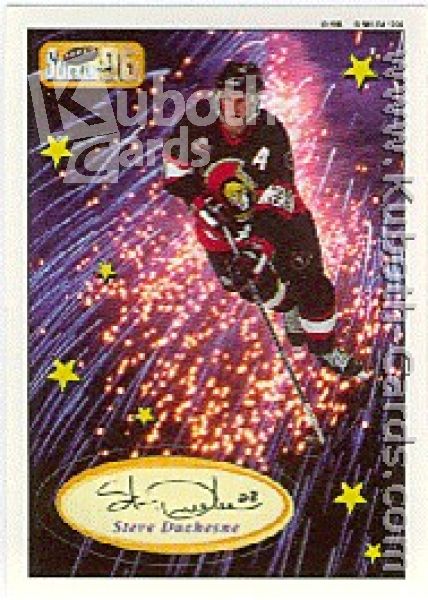 NHL 1995 / 96 Imperial Stickers Die-Cut Superstars - No 15 of 25 - Steve Duchesne