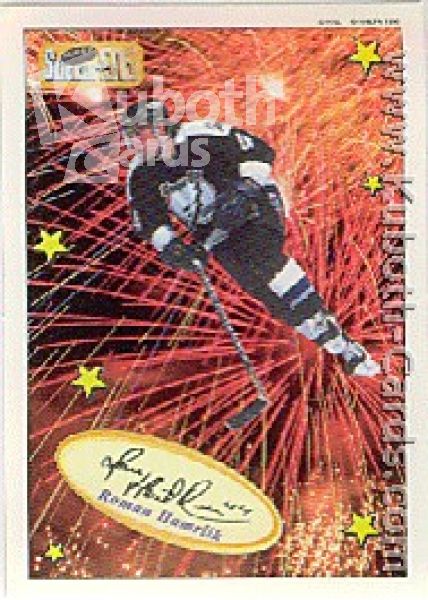 NHL 1995 / 96 Imperial Stickers Die-Cut Superstars - No 20 of 25 - Roman Hamrlik