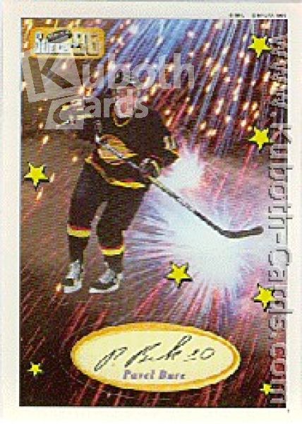 NHL 1995 / 96 Imperial Stickers Die-Cut Superstars - No 14 of 25 - Pavel Bure