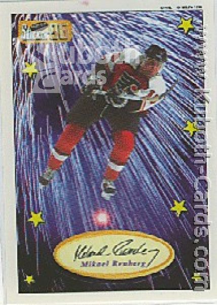 NHL 1995 / 96 Imperial Stickers Die-Cut Superstars - No 18 of 25 - Mikael Renberg