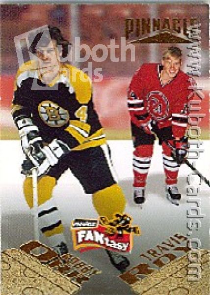 NHL 1995 / 96 Pinnacle FANtasy - No 31 - Travis Roy / Bobby Orr
