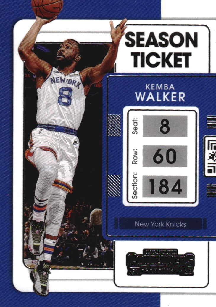 NBA 2021-22 Panini Contenders - No 55 - Kemba Walker