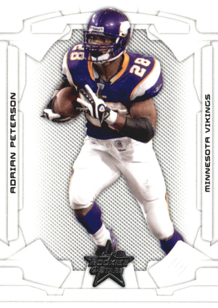 NFL 2008 Leaf Rookies and Stars - No. 55 - Adrian Peterson