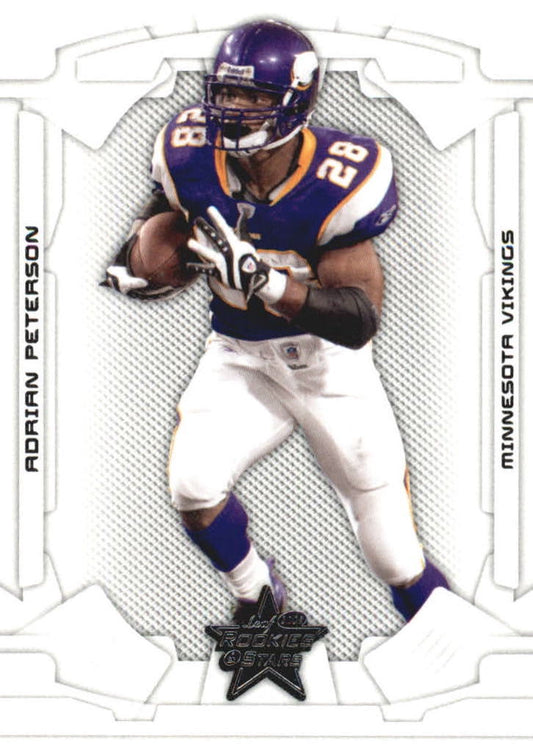 NFL 2008 Leaf Rookies and Stars - No 55 - Adrian Peterson