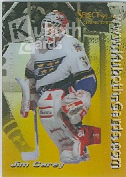 NHL 1995-96 Select Certified Future - No 2 of 10 - Jim Carey