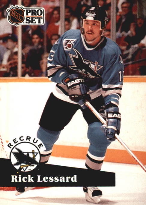 NHL 1991-92 ProSet French - No 560 - Rick Lessard