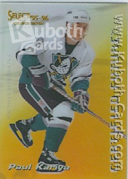 NHL 1995-96 Select Certified Future - No 3 of 10 - Paul Kariya