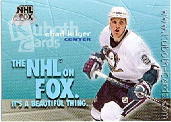 NHL 1995 / 96 SkyBox Impact NHL on Fox - No 18 of 18 - Chad Kilger