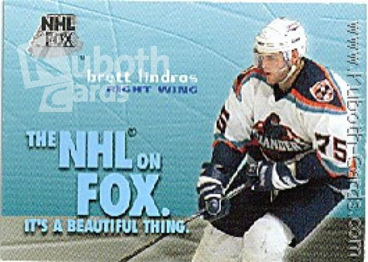 NHL 1995 / 96 SkyBox Impact NHL on Fox - No 12 of 18 - Brett Lindros