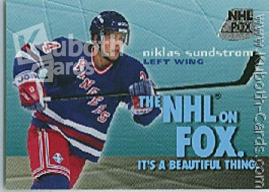 NHL 1995 / 96 SkyBox Impact NHL on Fox - No 16 of 18 - Niklas Sundstrom