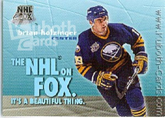 NHL 1995 / 96 SkyBox Impact NHL on Fox - No 15 of 18 - Brian Holzinger