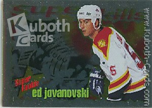 NHL 1995 / 96 Topps Superskills Super Rookie - No SR1 - Ed Jovanovski