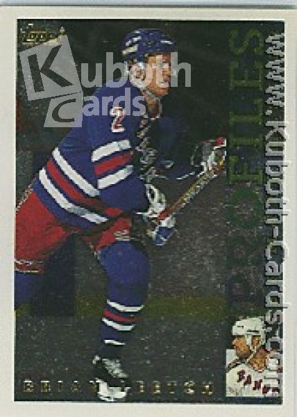 NHL 1995 / 96 Topps Profiles - No PF-2 - Brian Leetch