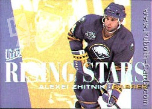 NHL 1995/96 Ultra Rising Stars - No 10 of 10 - Alexei Zhitnik