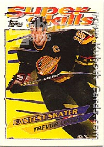 NHL 1995/96 Topps Superskills - No. 33 - Trevor Linden