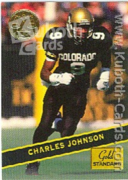NFL 1994 Signature Rookies Gold Standard - No 38 - Charles Johnson