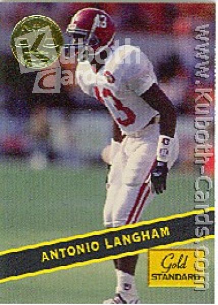 NFL 1994 Signature Rookies Gold Standard - No. 41 - Antonio Langham