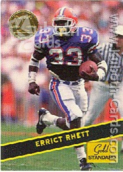 NFL 1994 Signature Rookies Gold Standard - No. 46 - Errict Rhett