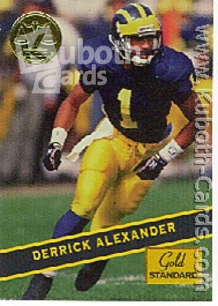 NFL 1994 Signature Rookies Gold Standard - No. 28 - Derrick Alexander