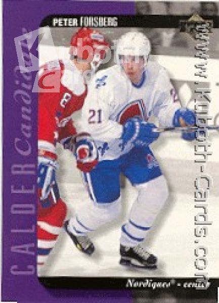 NHL 1994 / 95 Upper Deck - No 528 - Peter Forsberg