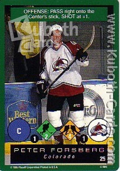 NHL 1995/96 Playoff One on One - No 25 - Peter Forsberg