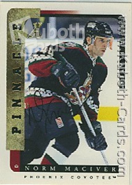 NHL 1996 / 97 Be A Player Autographs - No 133 - Norm Maciver