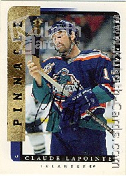 NHL 1996 / 97 Be A Player Autographs - No 200 - Lapointe