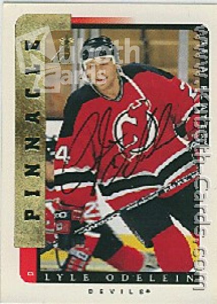 NHL 1996 / 97 Be A Player Autographs - No 148 - Lyle Odelein