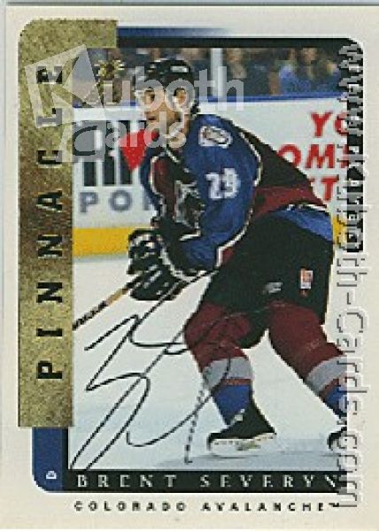 NHL 1996/97 Be A Player Autographs - No 185 - Brent Severyn