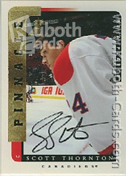 NHL 1996/97 Be A Player Autographs - No 153 - Scott Thornton