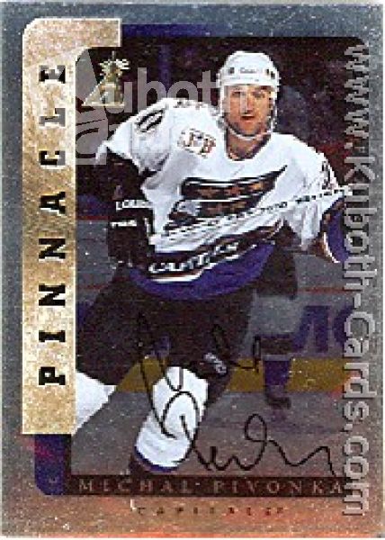 NHL 1996 / 97 Be A Player Autographs Silver - No 13 - Michal Pivonka