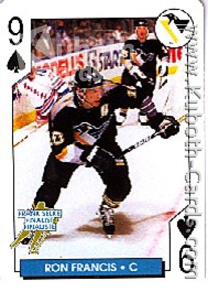 NHL 1996 / 97 NHL Hockey Poker Playing Cards Aces - No 15