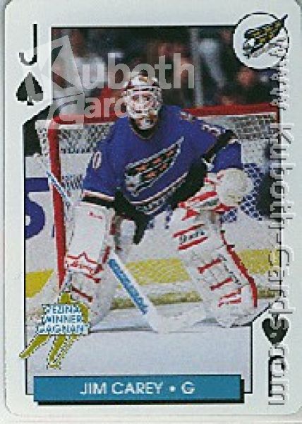 NHL 1996 / 97 NHL Hockey Poker Playing Cards Aces - No 7