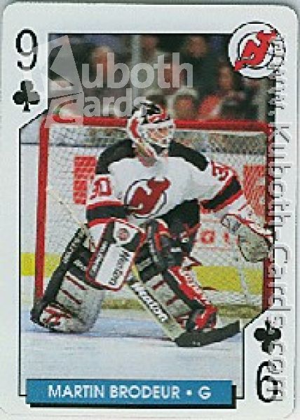 NHL 1996 / 97 NHL Hockey Poker Playing Cards Aces - No 5