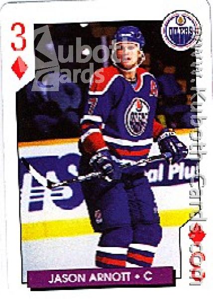 NHL 1996 / 97 NHL Hockey Poker Playing Cards Aces - No 2