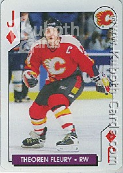 NHL 1996 / 97 NHL Hockey Poker Playing Cards Aces - No 13