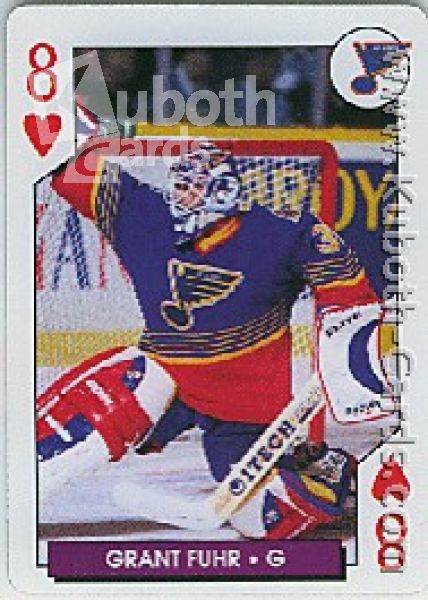 NHL 1996 / 97 NHL Hockey Poker Playing Cards Aces - No 16